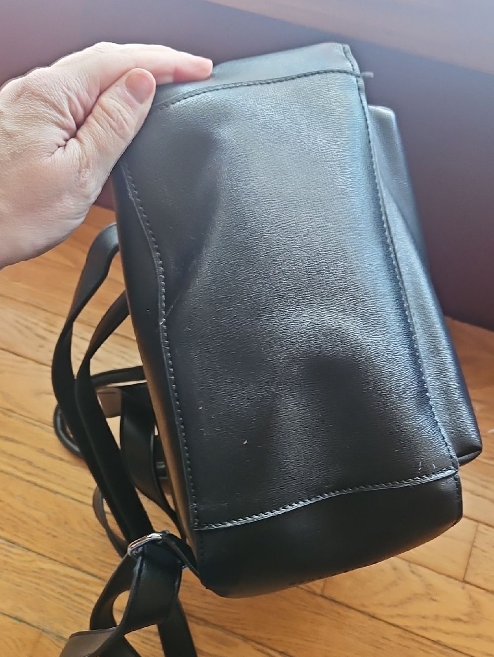 Melie Bianco Black Backpack - Picture 5 of 8